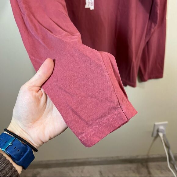 Comfort Colors Red Mississippi State Bulldogs Hail State Hoodie Medium NWT - Picture 6 of 9